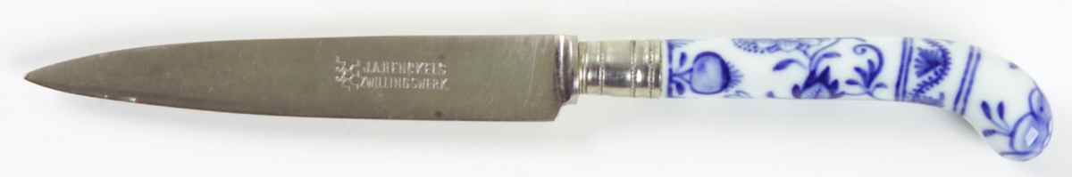 Blue Onion ("Sword" Backstamp) Individual Fruit Knife by Meissen (Germany)-1