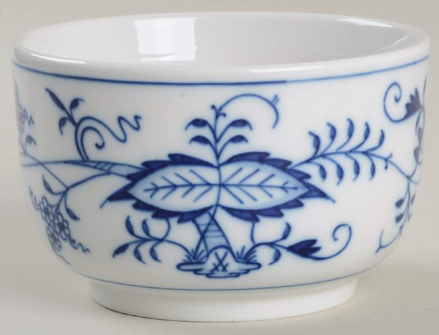 Blue Onion ("Sword" Backstamp) Oversize Sugar Bowl-No Lid by Meissen (Germany)-1