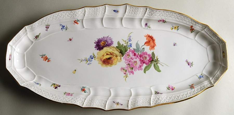 MSS13 21" Fish Platter by Meissen (Germany)-1