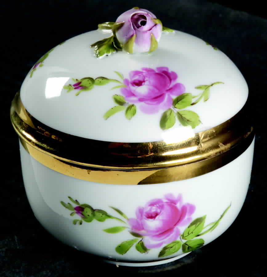 MSS16 Sugar Bowl & Lid by Meissen (Germany)-1
