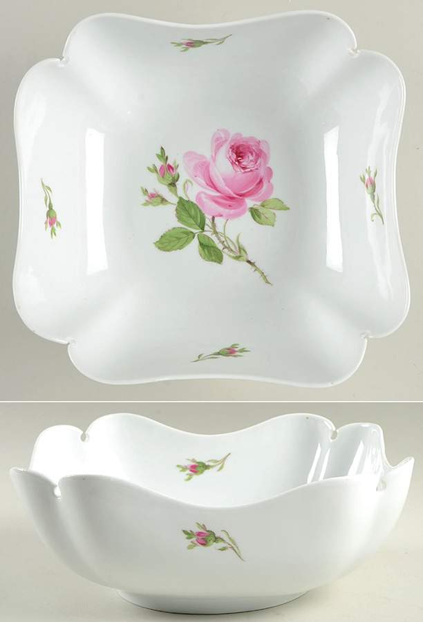 MSS2 9" Square Vegetable Bowl by Meissen (Germany)-1