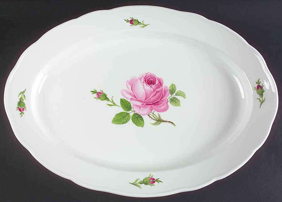 MSS2 19" Oval Serving Platter by Meissen (Germany)-1