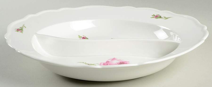 MSS2 Round Divided Vegetable Bowl by Meissen (Germany)-1