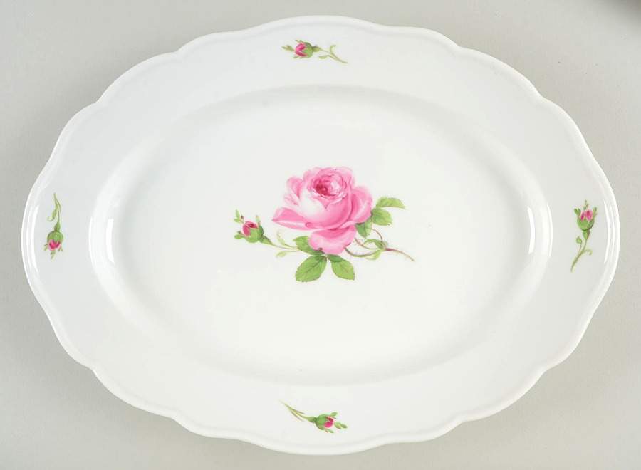 MSS2 13" Oval Serving Platter by Meissen (Germany)-1