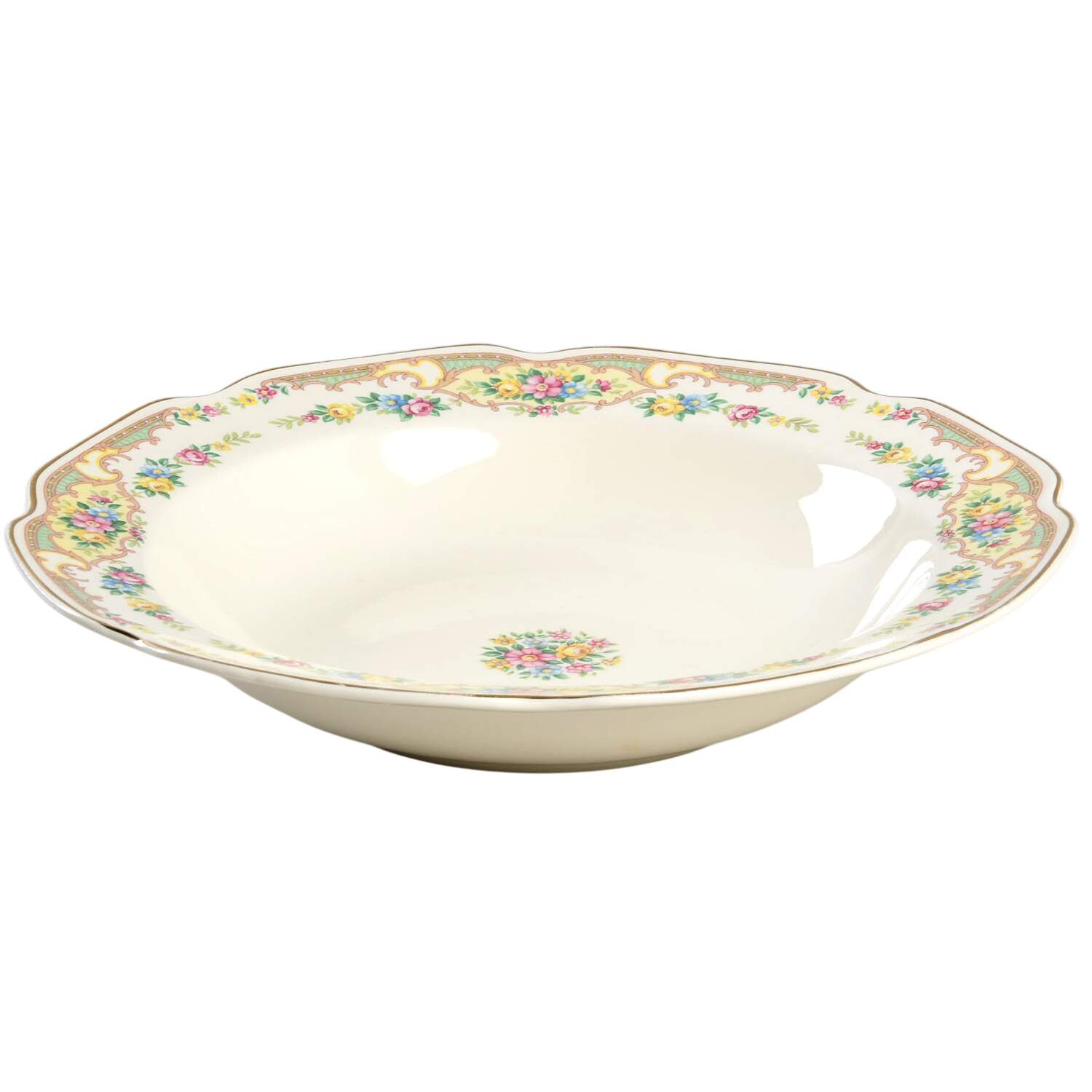 Mildred Large Rim Soup Bowl by Mount Clemens-1