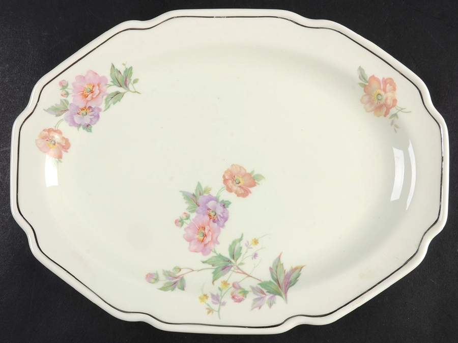 MTC3 9" Oval Serving Platter by Mount Clemens-1