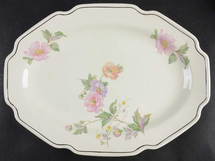 MTC3 11" Oval Serving Platter by Mount Clemens-1