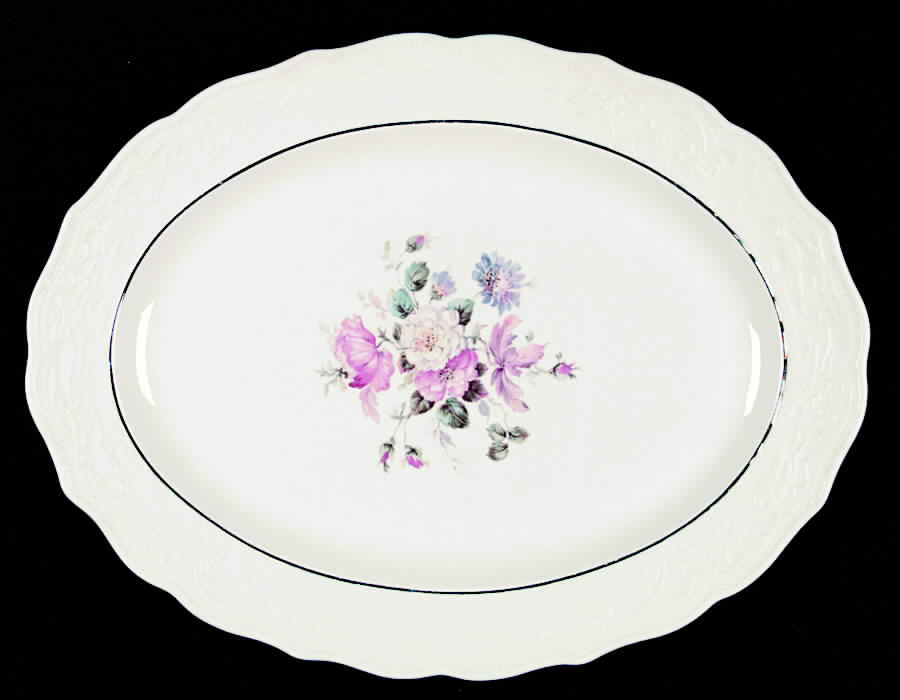 MTC31 11" Oval Serving Platter by Mount Clemens-1