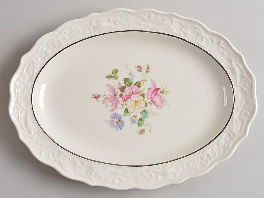MTC31 9" Oval Serving Platter by Mount Clemens-1