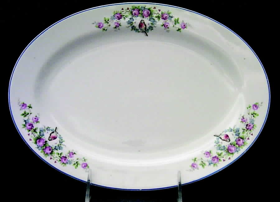 MTC4 11" Oval Serving Platter by Mount Clemens-1