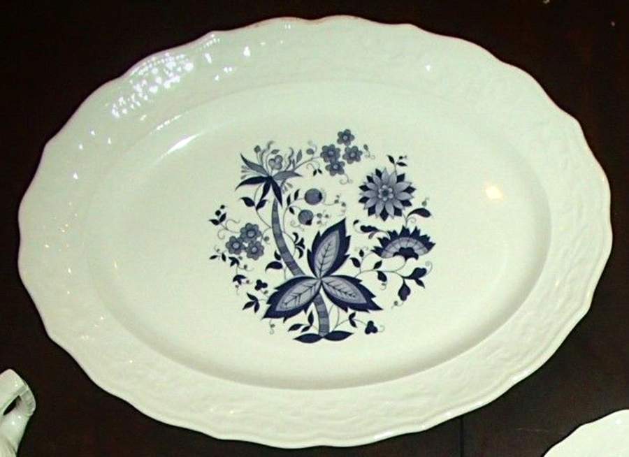 MTC7 13" Oval Serving Platter by Mount Clemens-1