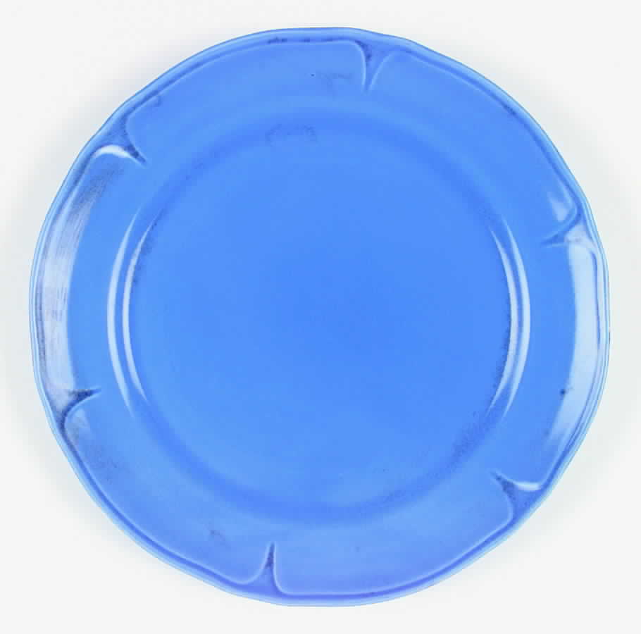Petal Dark Blue Luncheon Plate by Mount Clemens-1
