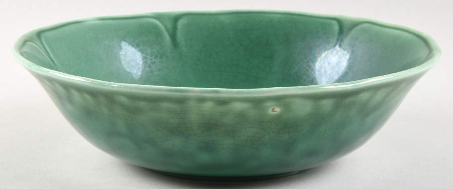 Petal Green 8" Round Vegetable Bowl by Mount Clemens-1