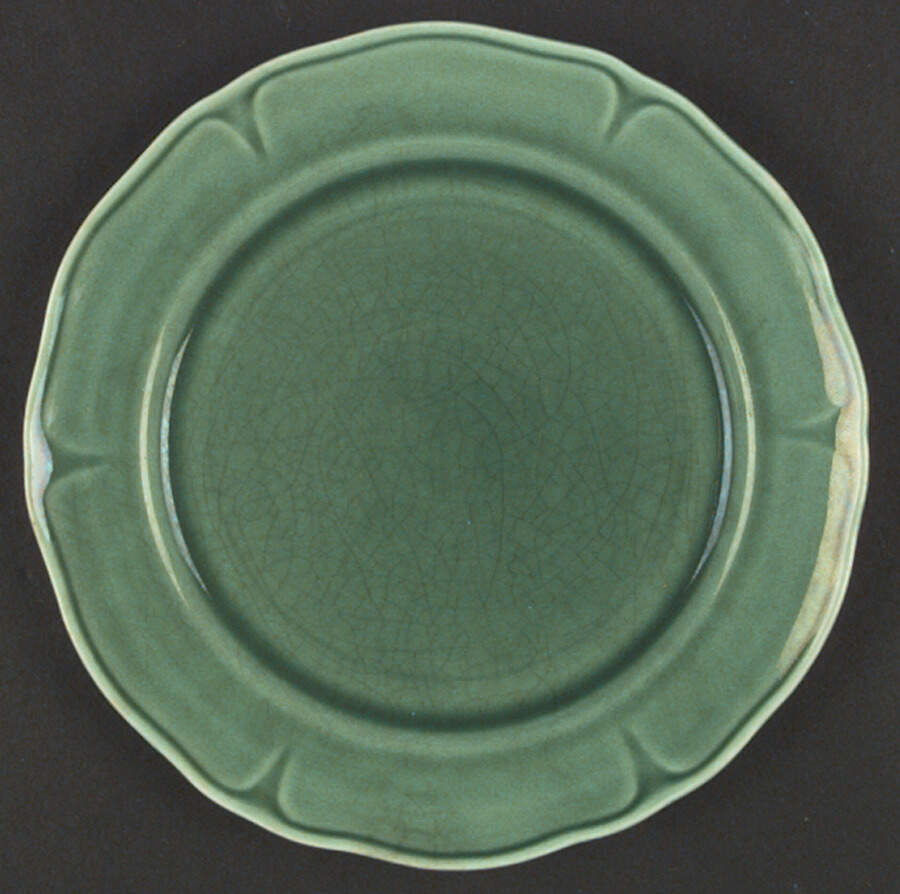 Petal Green Salad Plate by Mount Clemens-1