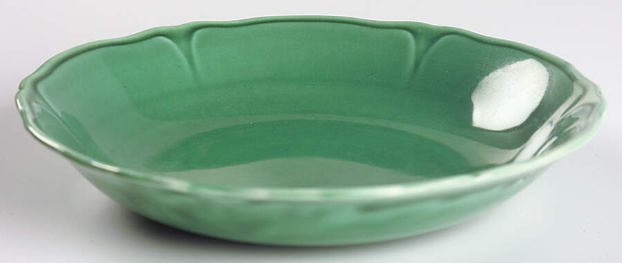 Petal Green Coupe Soup Bowl by Mount Clemens-1