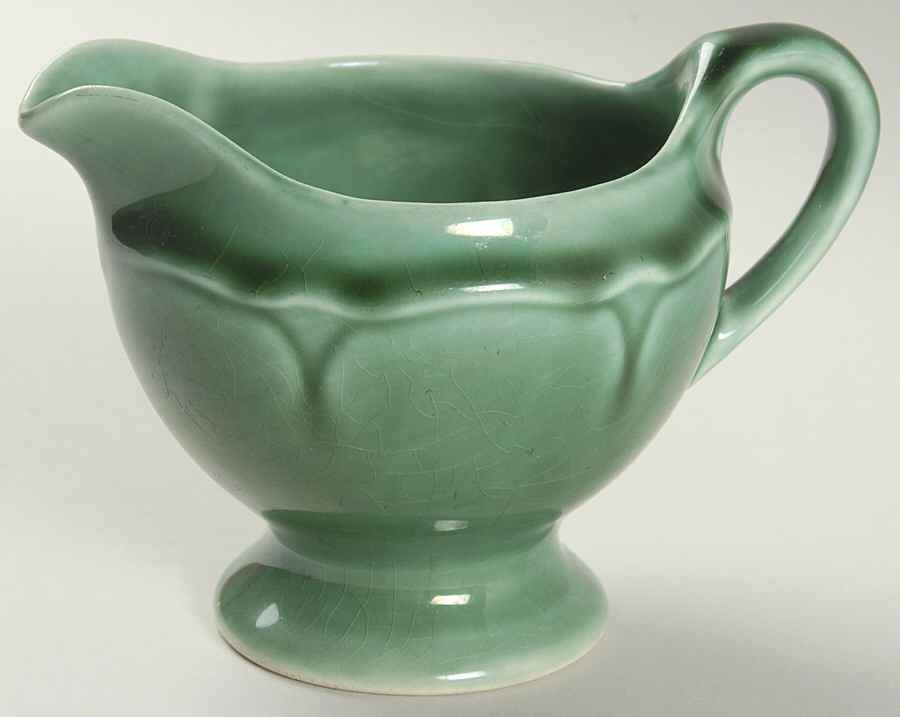 Petal Green Creamer by Mount Clemens-1