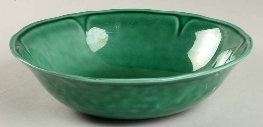 Petal Green 7" Round Vegetable Bowl by Mount Clemens-1