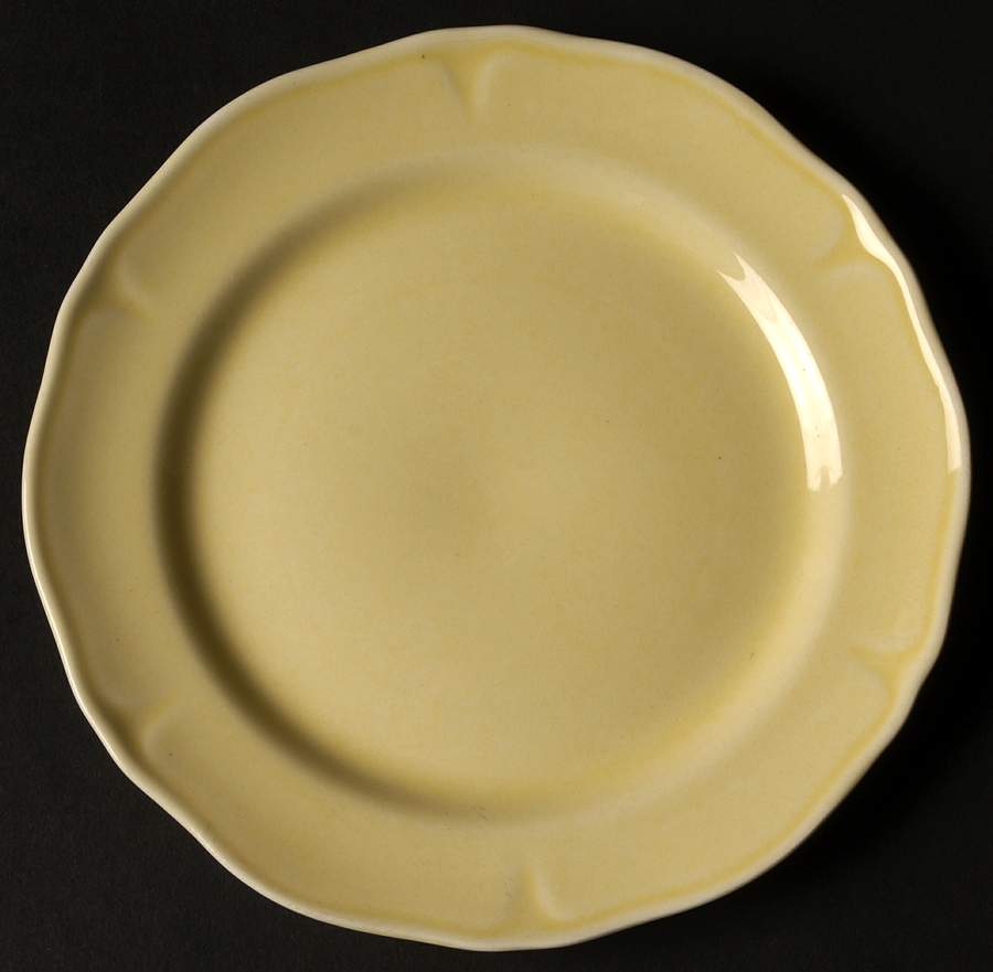 Petal Yellow Bread & Butter Plate by Mount Clemens-1