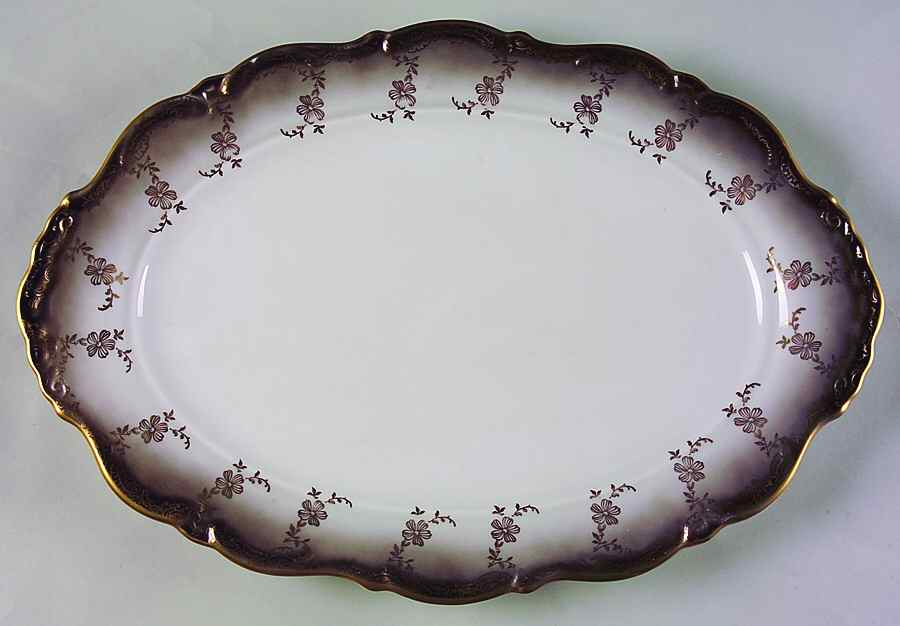 Magnificat 15" Oval Serving Platter by Margarete-1