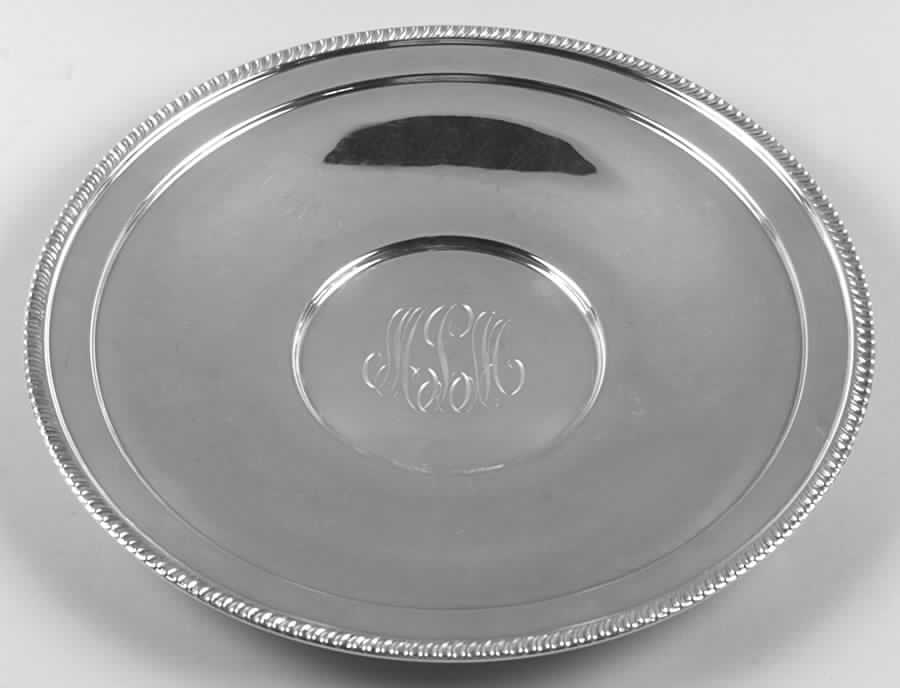 Sterling Hollowware 14" Round Tray by Mueck-Cary-1