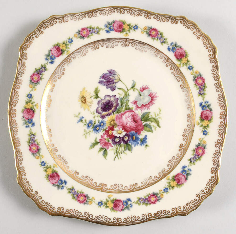 The Augustus Rex Square Luncheon Plate by Paul Muller-1
