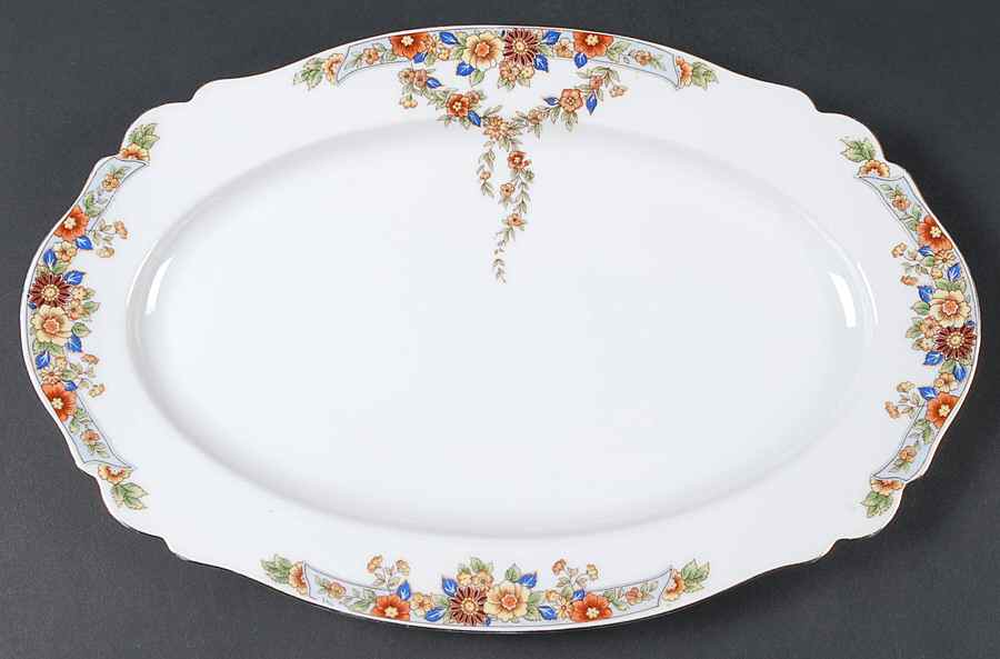 The Autumn 15" Oval Serving Platter by Paul Muller-1