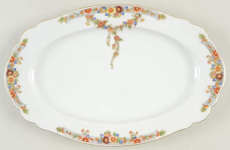 The Autumn 12" Oval Serving Platter by Paul Muller-1