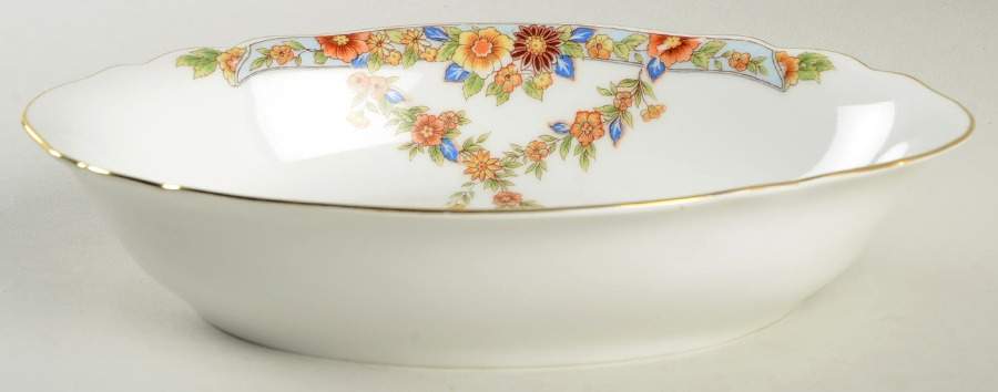 The Autumn 9" Oval Vegetable Bowl by Paul Muller-1