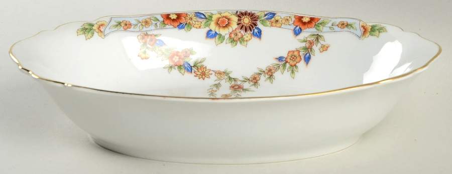 The Autumn 10" Oval Vegetable Bowl by Paul Muller-1