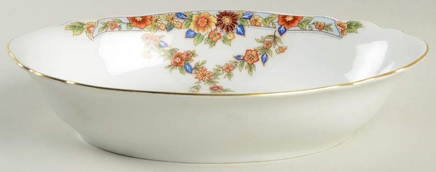 The Autumn 8" Oval Vegetable Bowl by Paul Muller-1