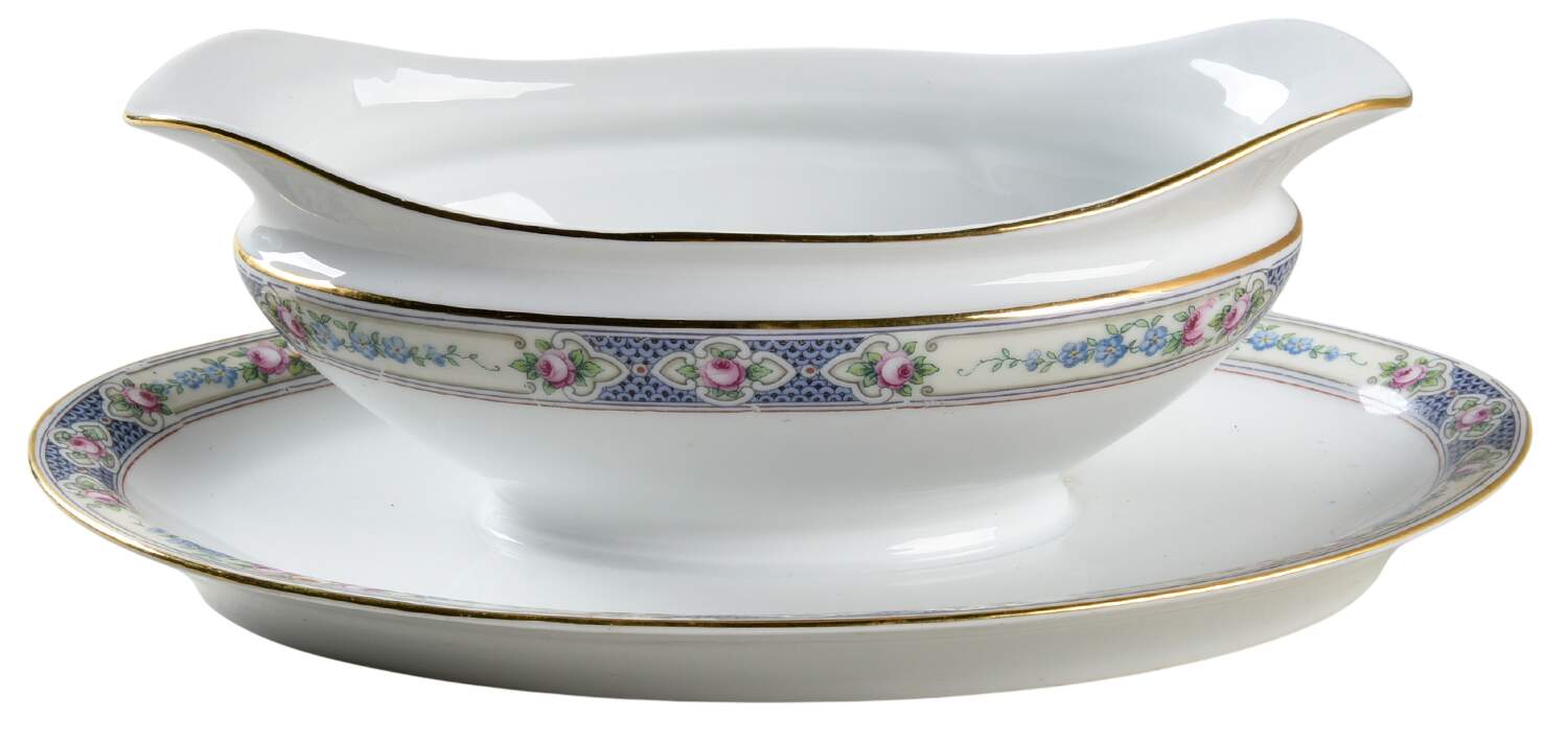 The Baden Gravy Boat with Attached Underplate by Paul Muller-1