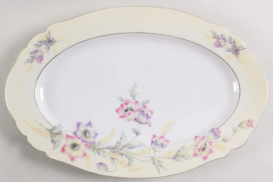The Belmont 14" Oval Serving Platter by Paul Muller-1
