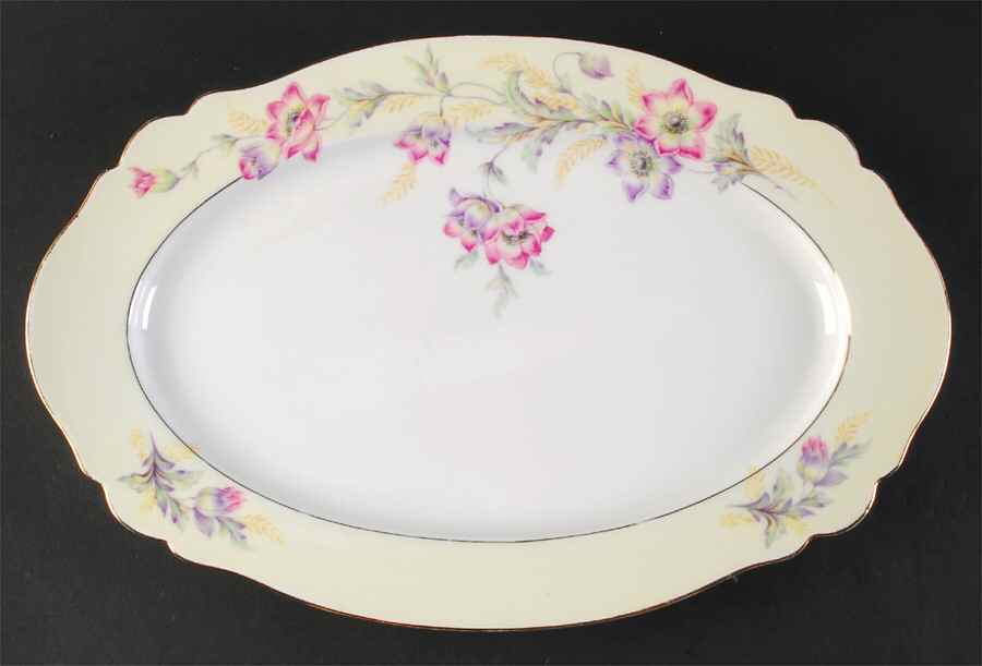 The Belmont 16" Oval Serving Platter by Paul Muller-1