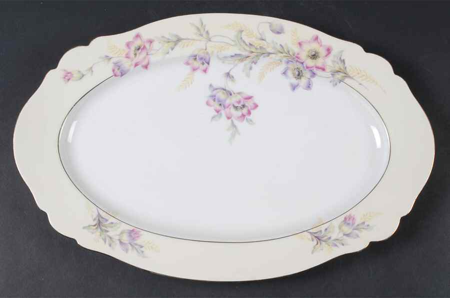 The Belmont 15" Oval Serving Platter by Paul Muller-1