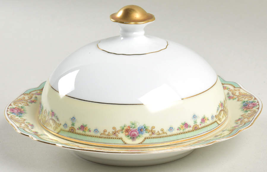 Belhaven Round Covered Butter by Paul Muller-1