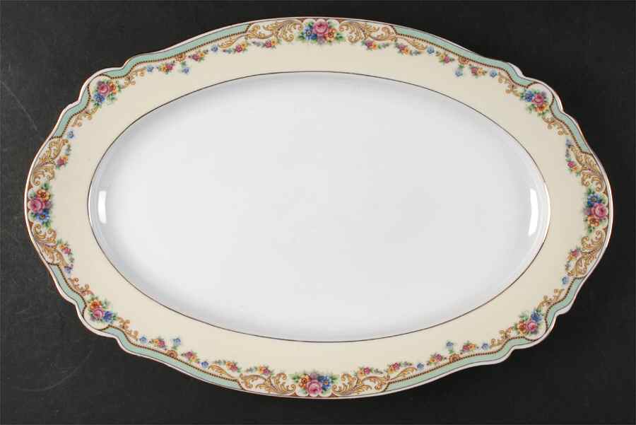 Belhaven 15" Oval Serving Platter by Paul Muller-1