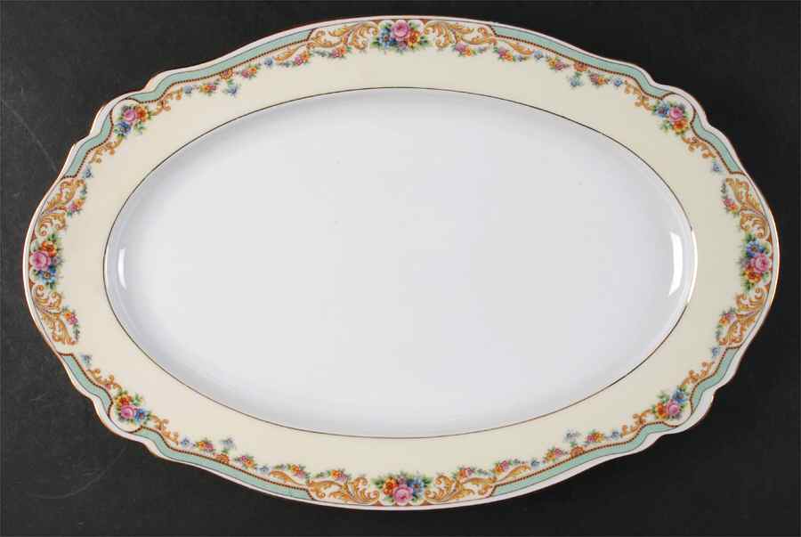 Belhaven 16" Oval Serving Platter by Paul Muller-1