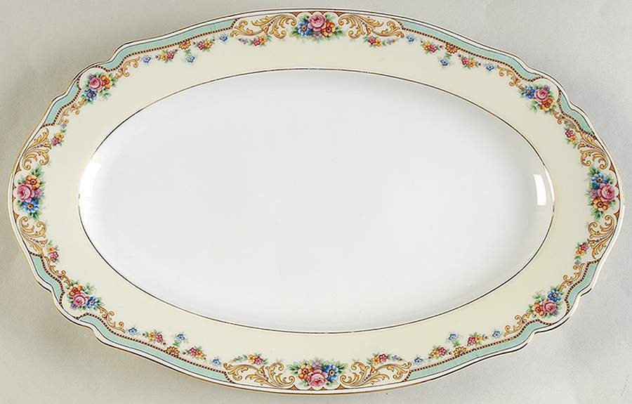 Belhaven 14" Oval Serving Platter by Paul Muller-1