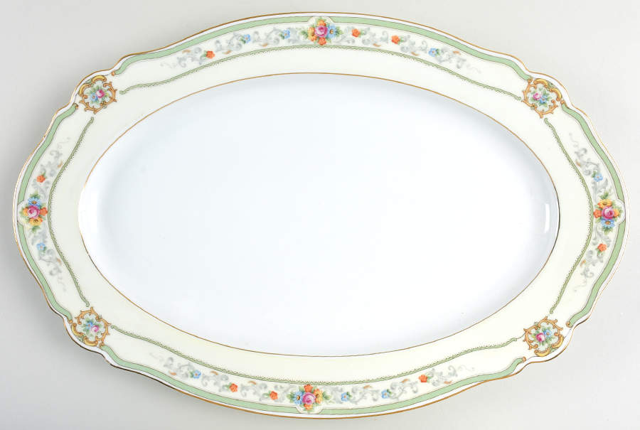 Brandon 16" Oval Serving Platter by Paul Muller-1
