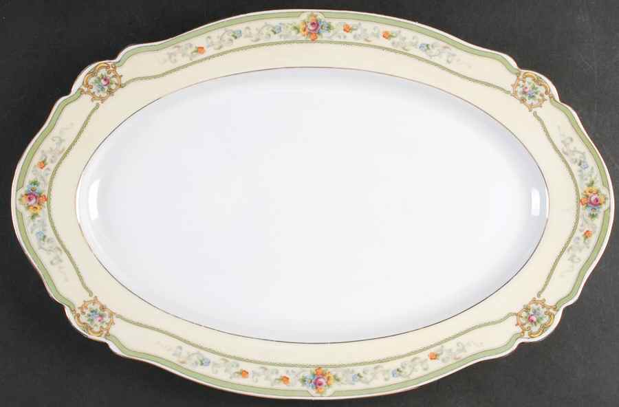 Brandon 15" Oval Serving Platter by Paul Muller-1
