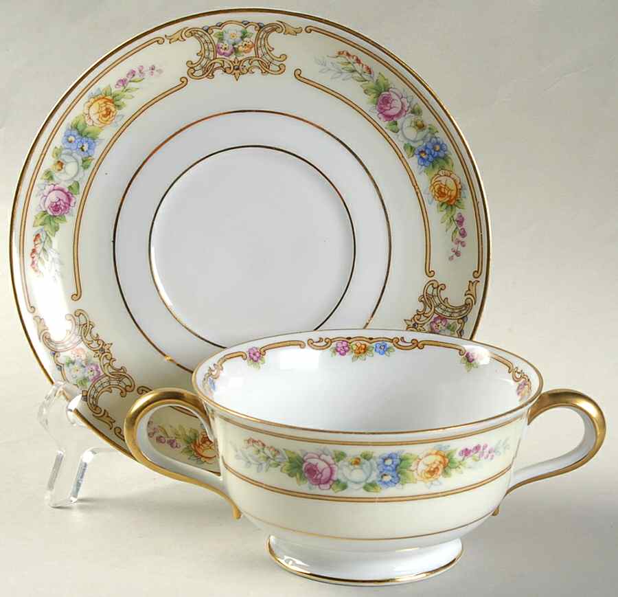 The Chester Footed Bouillon Cup & Saucer by Paul Muller-1