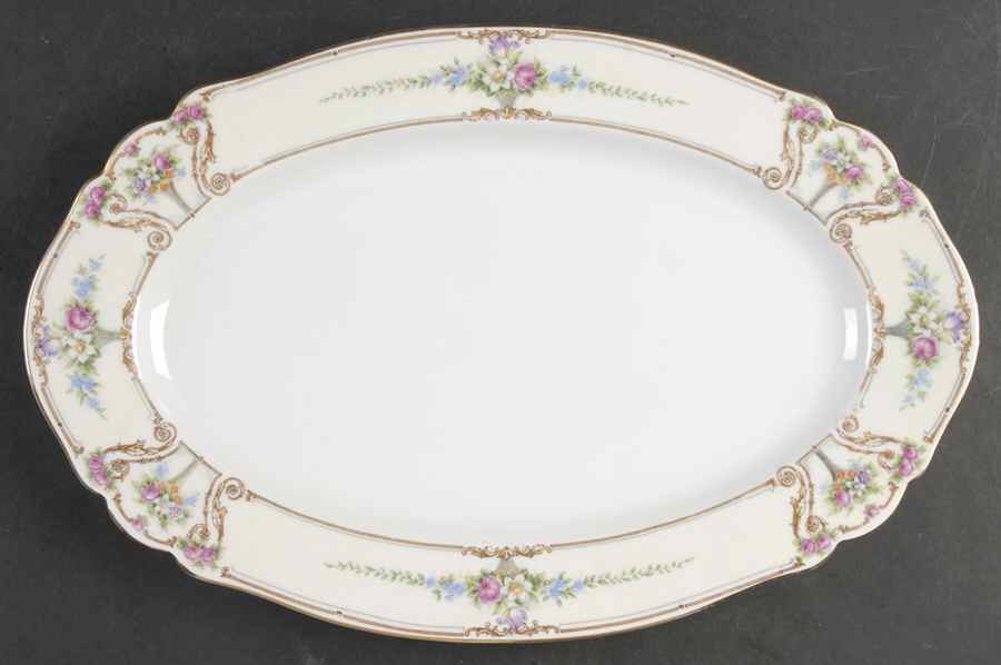 The Empress 14" Oval Serving Platter by Paul Muller-1