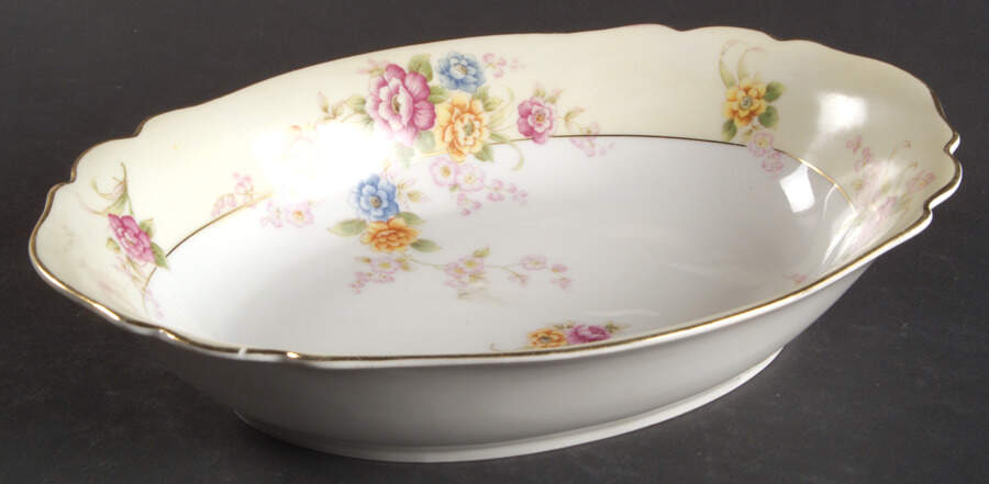The Glencoe 10" Oval Vegetable Bowl by Paul Muller-1