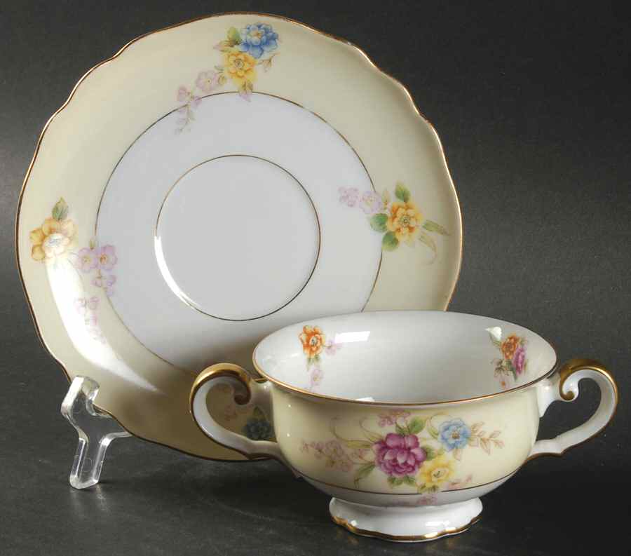 The Glencoe Footed Bouillon Cup & Saucer by Paul Muller-1