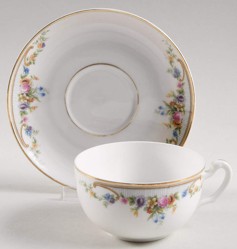 The Kenmore Flat Cup & Saucer Set by Paul Muller-1