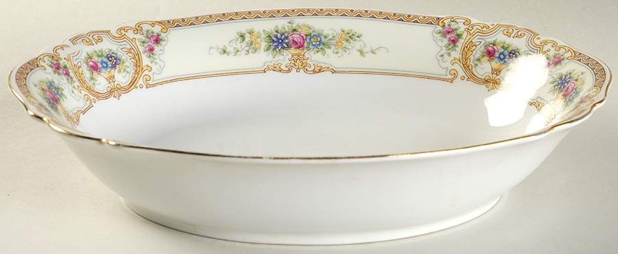 The Linwood 10" Oval Vegetable Bowl by Paul Muller-1