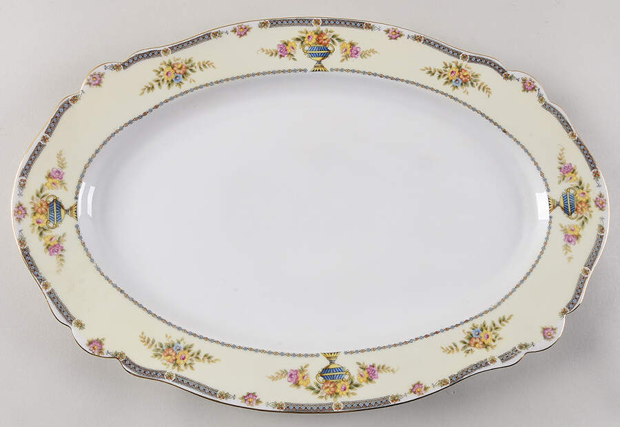 Locarno 17" Oval Serving Platter by Paul Muller-1
