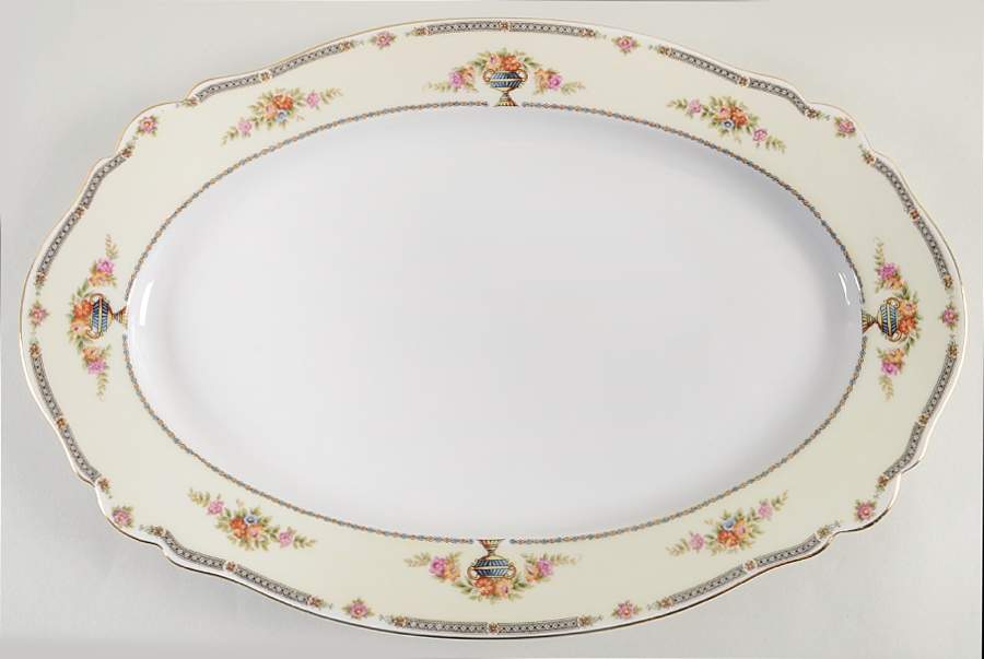 Locarno 16" Oval Serving Platter by Paul Muller-1