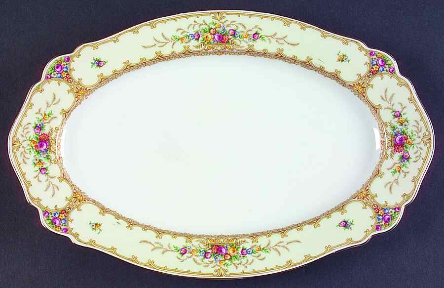 Meadowbrook 13" Oval Serving Platter by Paul Muller-1