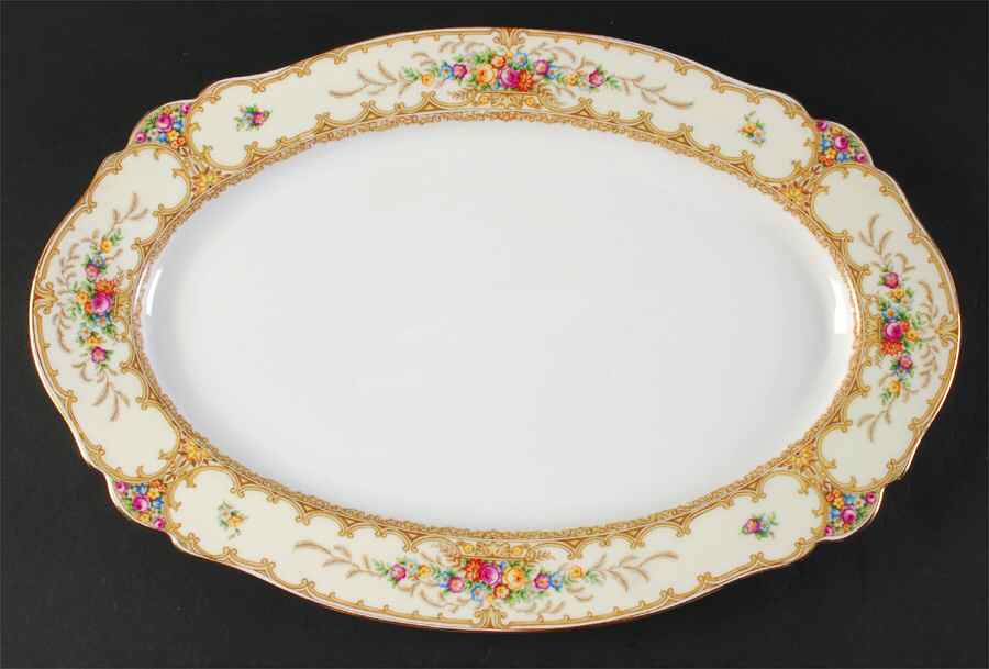Meadowbrook 16" Oval Serving Platter by Paul Muller-1